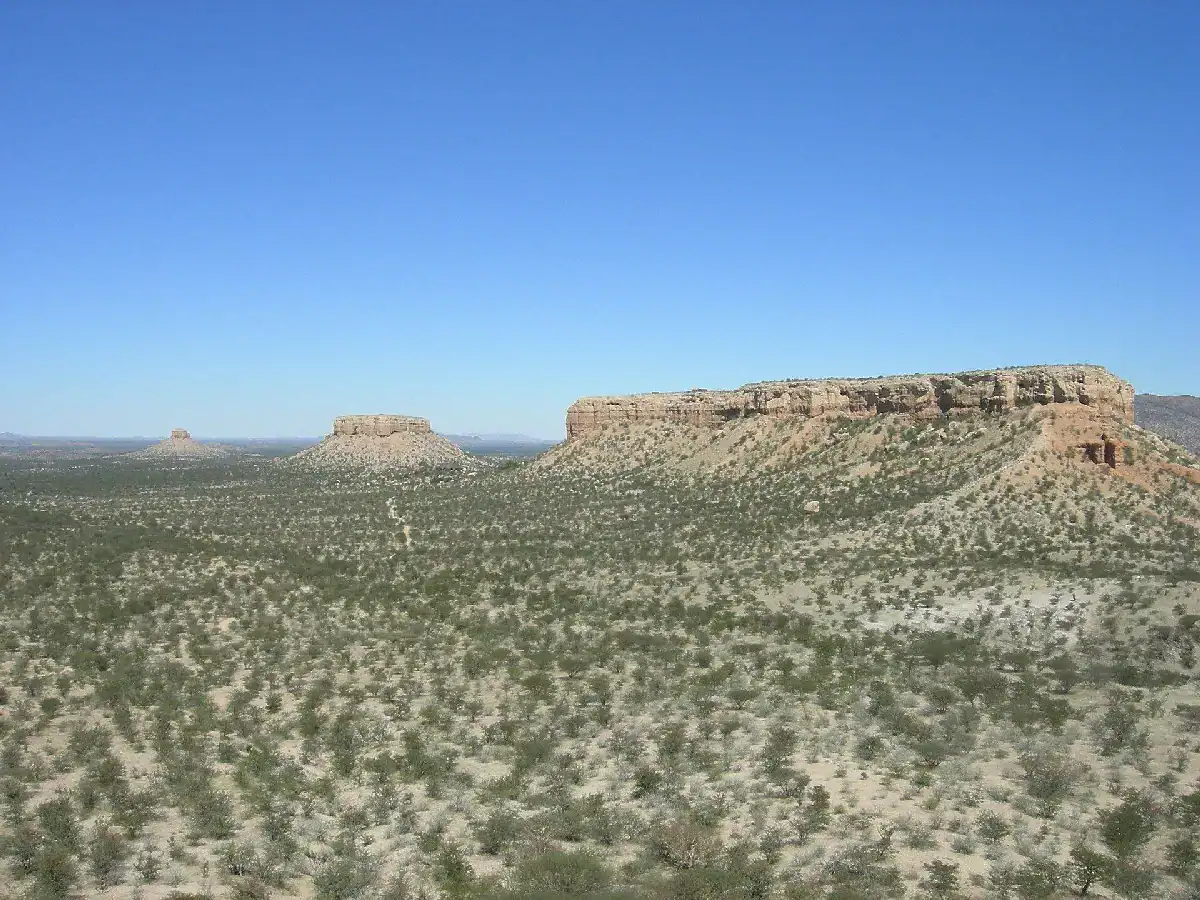 Ugab Terraces Namibia — flat-topped mesas in the Damaraland landscape